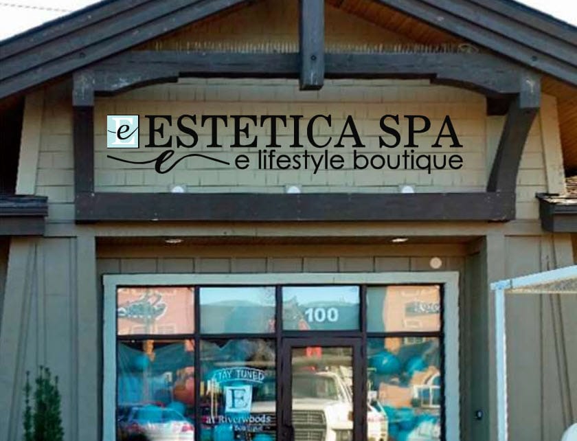 Estetica Spa non-illuminated dimensional storefront letters